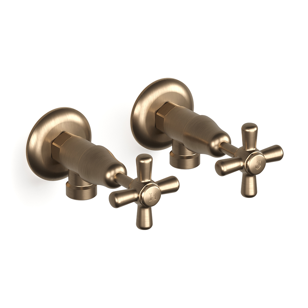 Cascade Washing Machine Tap Pr, Cross in Discovery Bronze