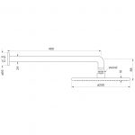 Pegasi Overhead Shower 400 Wa 250head dimensions image