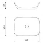 Silkstone Elbe Basin dimensions image