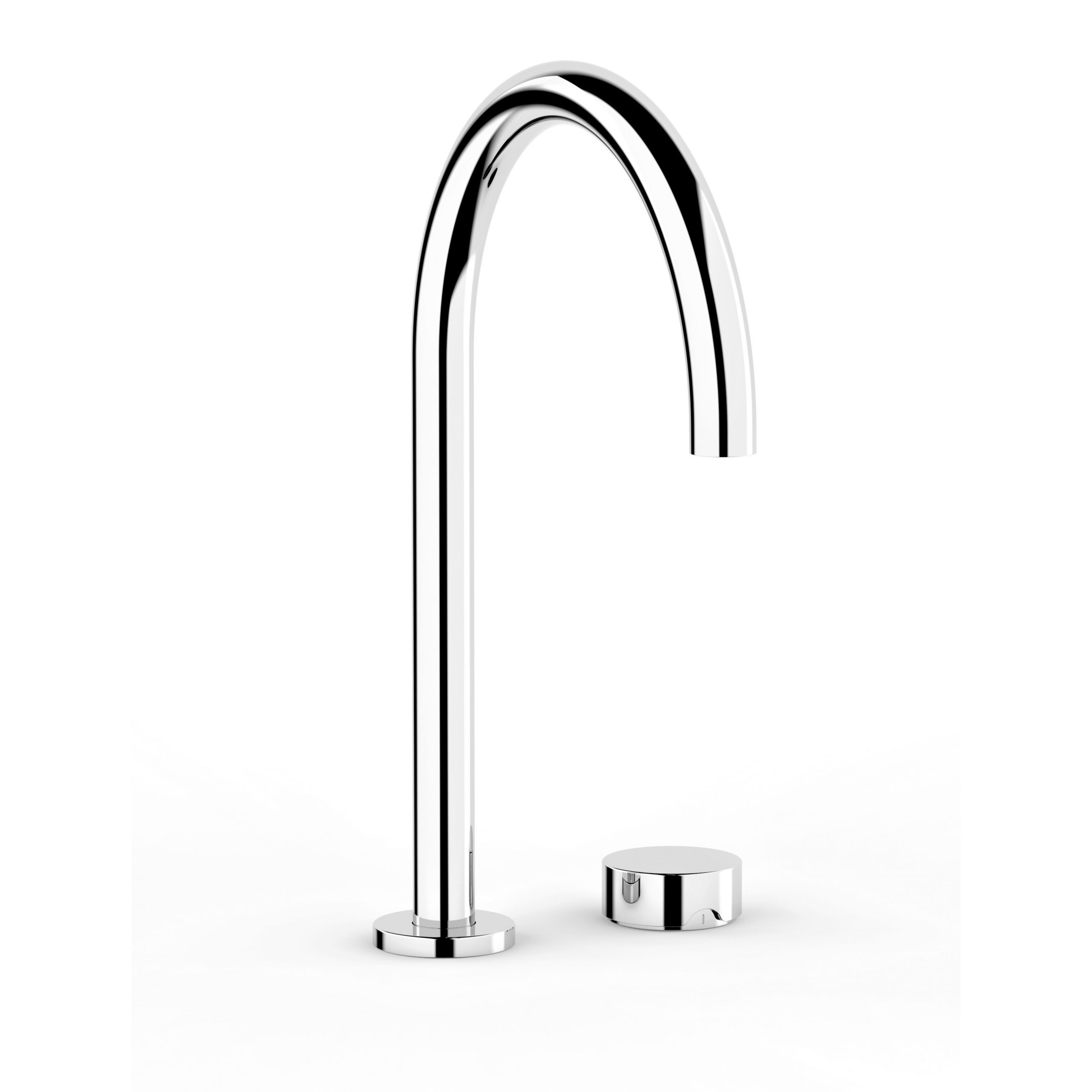 Chrome Zero Progresiv Smooth Sink Mixer Curve in Chrome