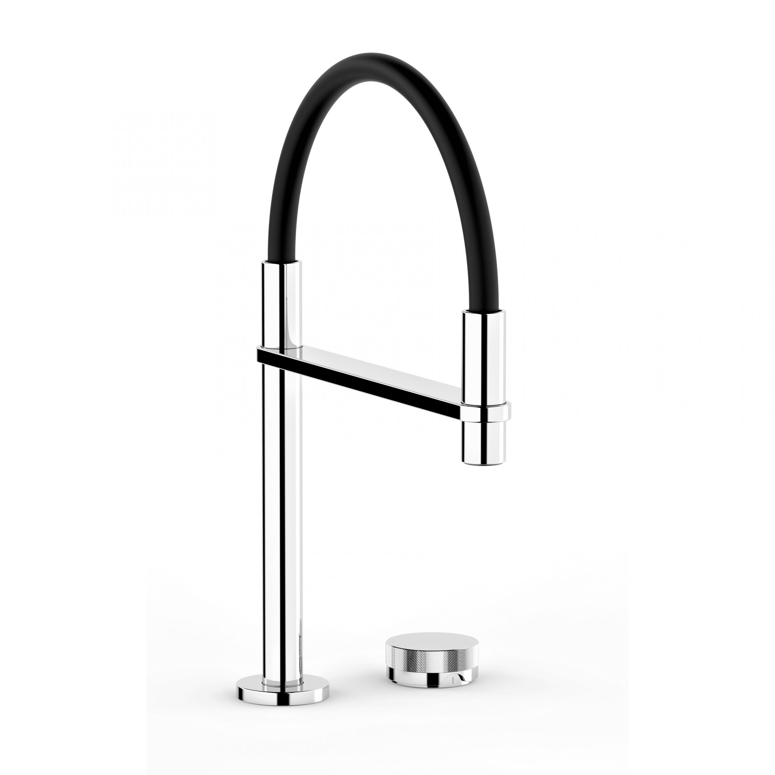 Chrome Zero Progresiv Knurl Sink Mixer Pull Down in Chrome