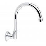 Cascade Sink Outlet, Wall in Chrome