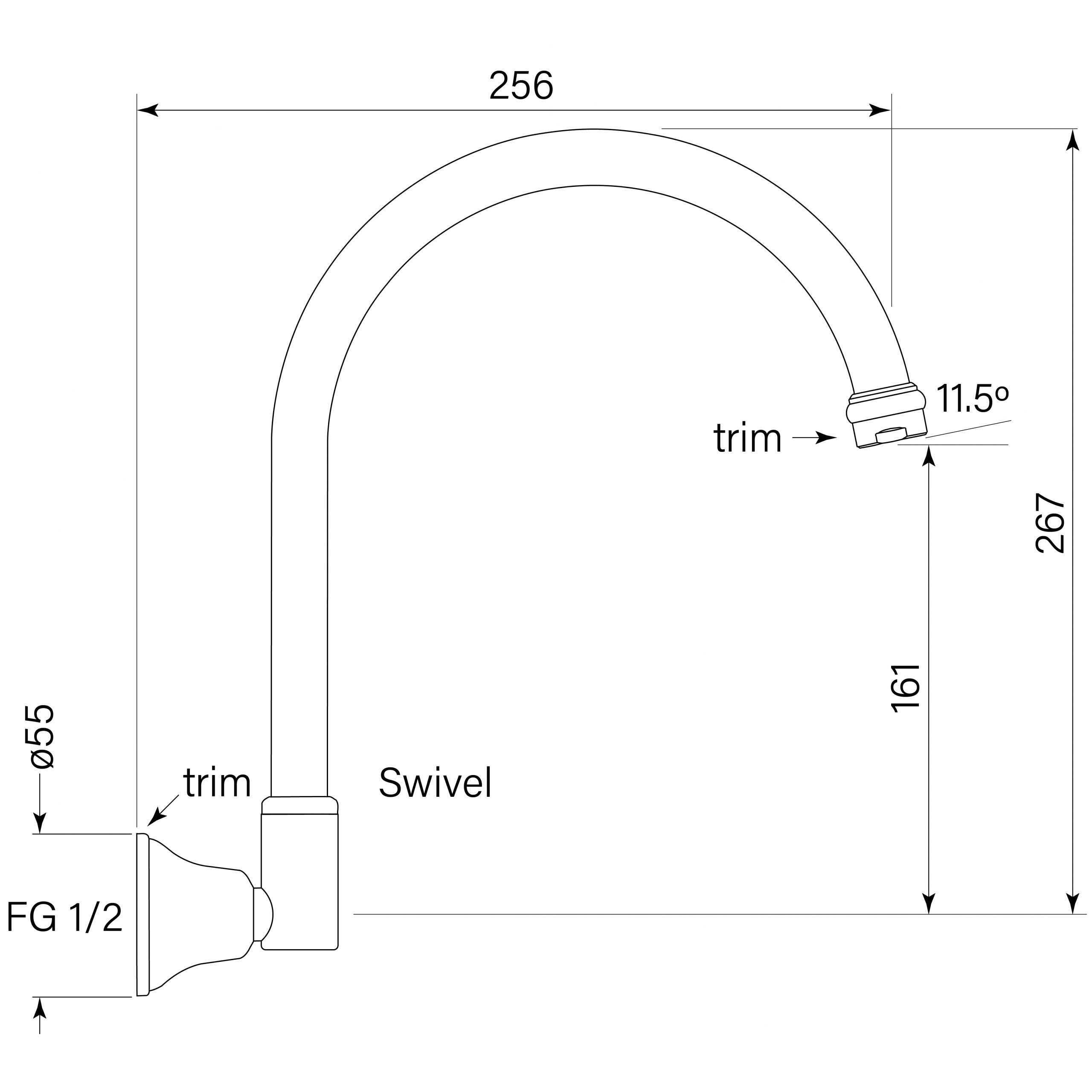 Cascade Spa Outlet, Wall dimensions image