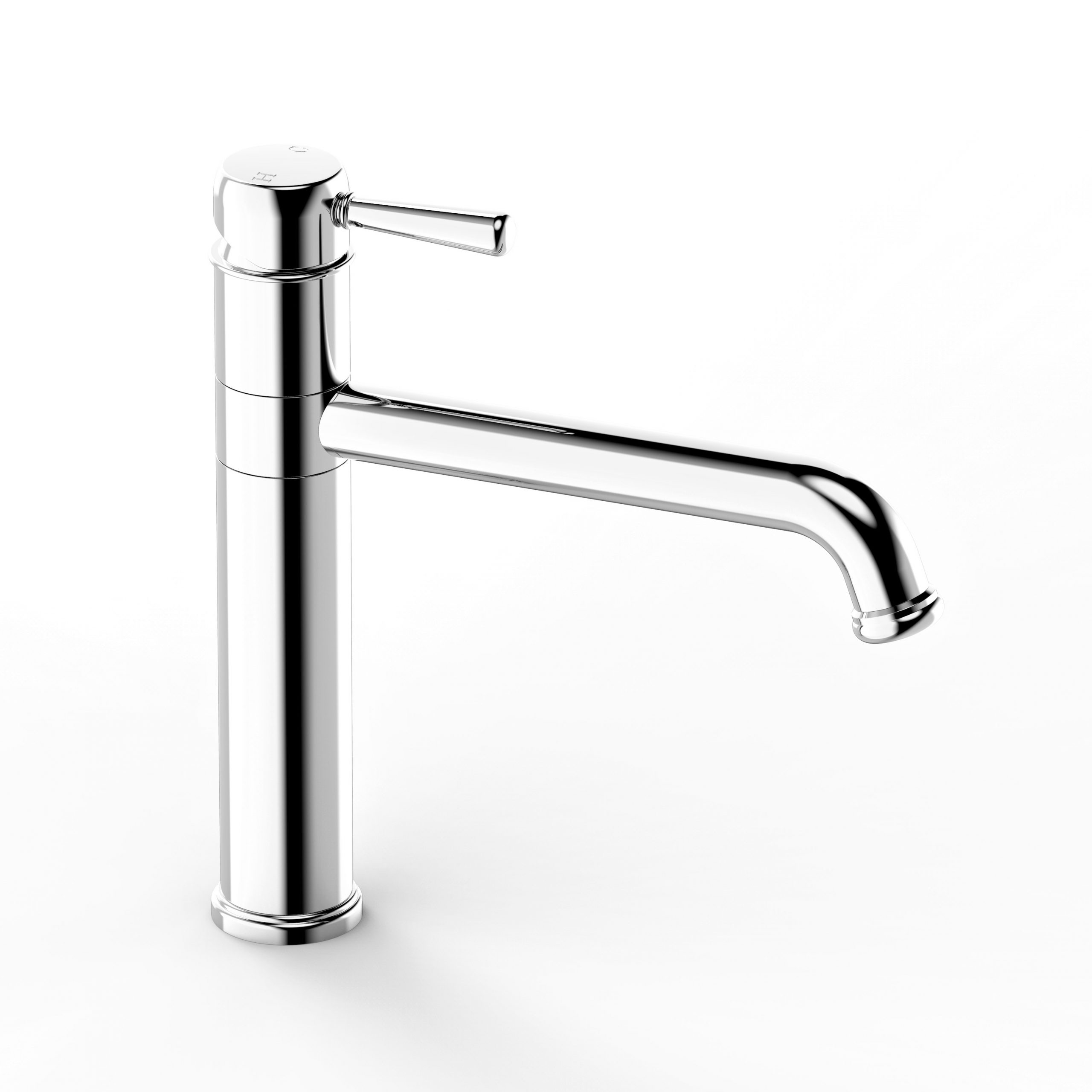 Cascade Sink Mixer in Chrome
