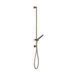 Antique Brass Light Pegasi Slide Shower, Inflow 900, Micro in Antique Brass Light