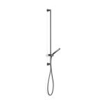 Brushed Graphite Pegasi Slide Shower, Inflow 900, Micro in Brushed Graphite