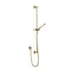 Raw Brushed Brass Pegasi Slide Shower, Adjust 900, Micro in Raw Brushed Brass
