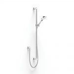 Chrome Pegasi Slide Shower, Adjust 900, 90rnd in Chrome