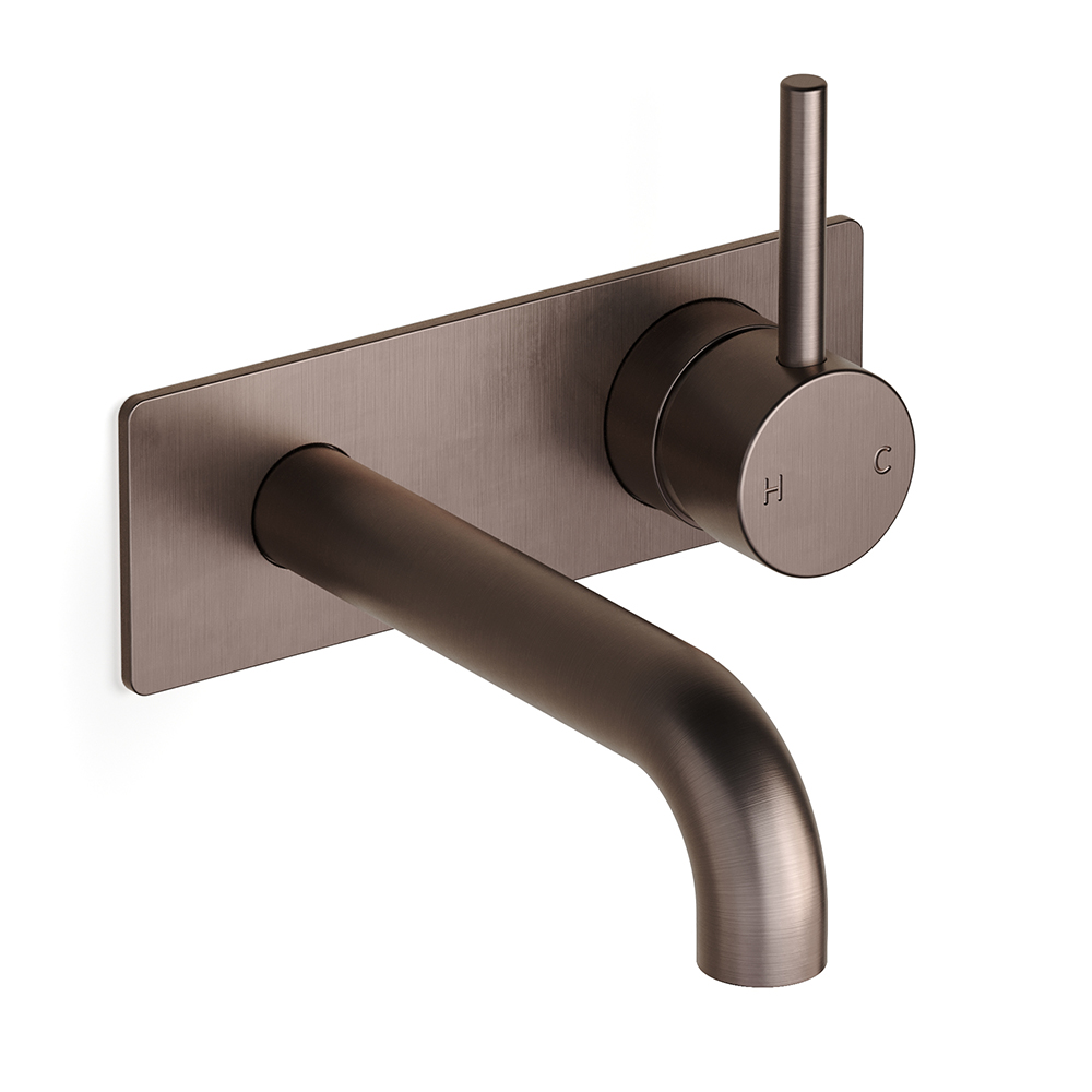 Pegasi M Back Plate Basin Mixer 150 in Armada Bronze