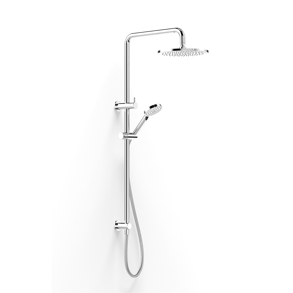 Pegasi Dual Shower 600 sqa 90rnd, 250 in Chrome