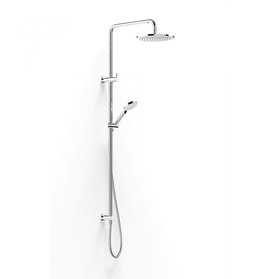 Pegasi Dual Shower 900 sqa 90rnd, 250 in Chrome