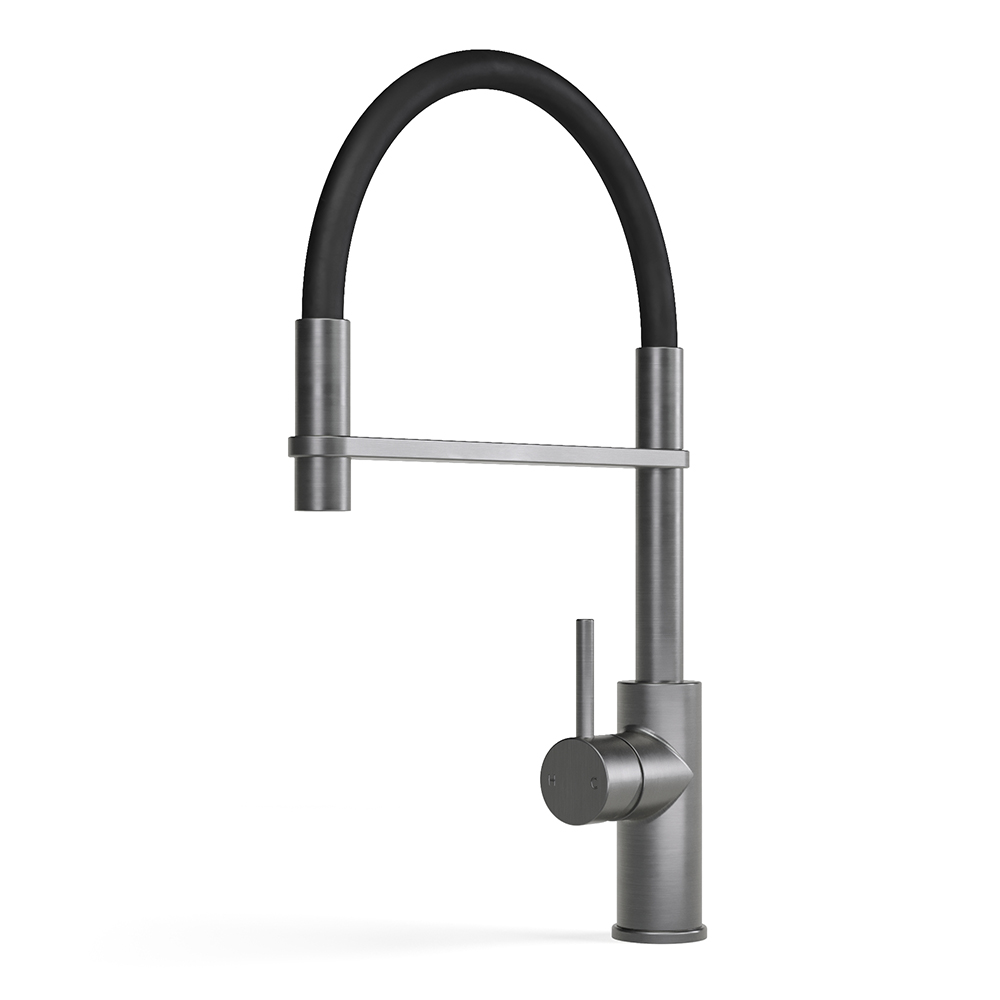 Pegasi M Sink Mixer Pull Down in Brushed Graphite