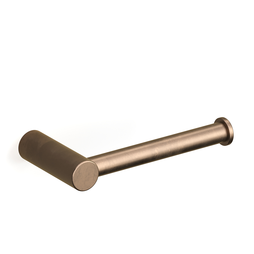 Pegasi NF Toilet Roll Holder in Antique Brass Light