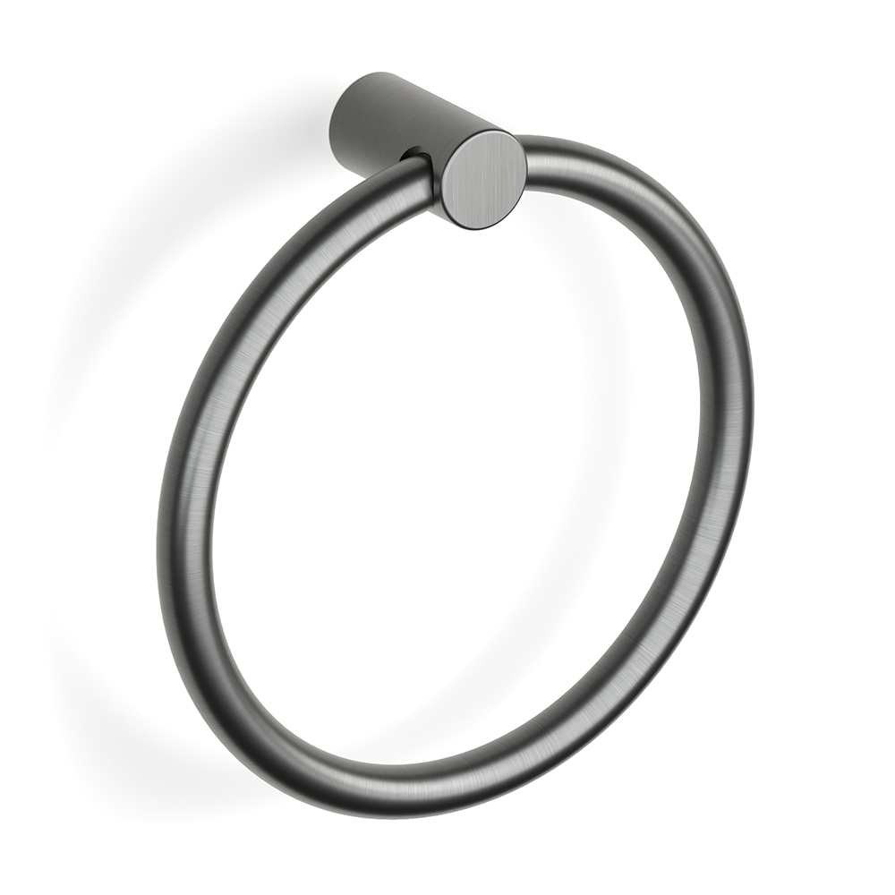 Pegasi NF Towel Ring in Brushed Graphite