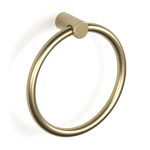 Pegasi NF Towel Ring in Raw Brushed Brass