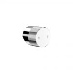 Chrome Pegasi Upward No Pin Handle, Knurled in Chrome