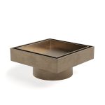 Tile in Floor Waste 115sq x 100 in Discovery Bronze