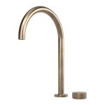 Discovery Bronze Zero Progresiv Smooth Sink Mixer Curve in Discovery Bronze