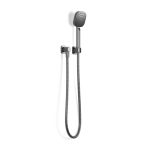 Zeos Hand Shower on Hook in Brushed Graphite