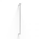 Chrome Pegasi NF Vertical Heated Towel Rail w TBar in Chrome