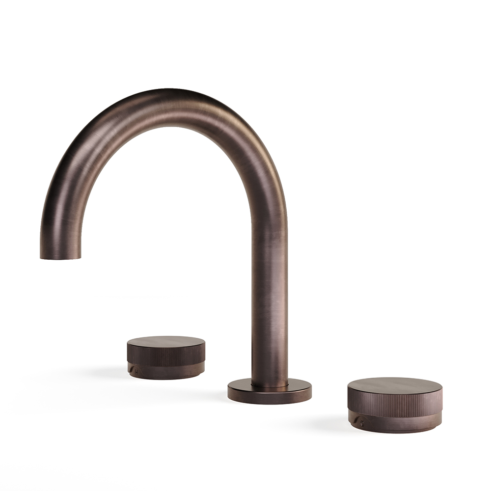 Zero Fluted Basin Set in Armada Bronze