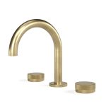 Zero Fluted Basin Set in Raw Brushed Brass