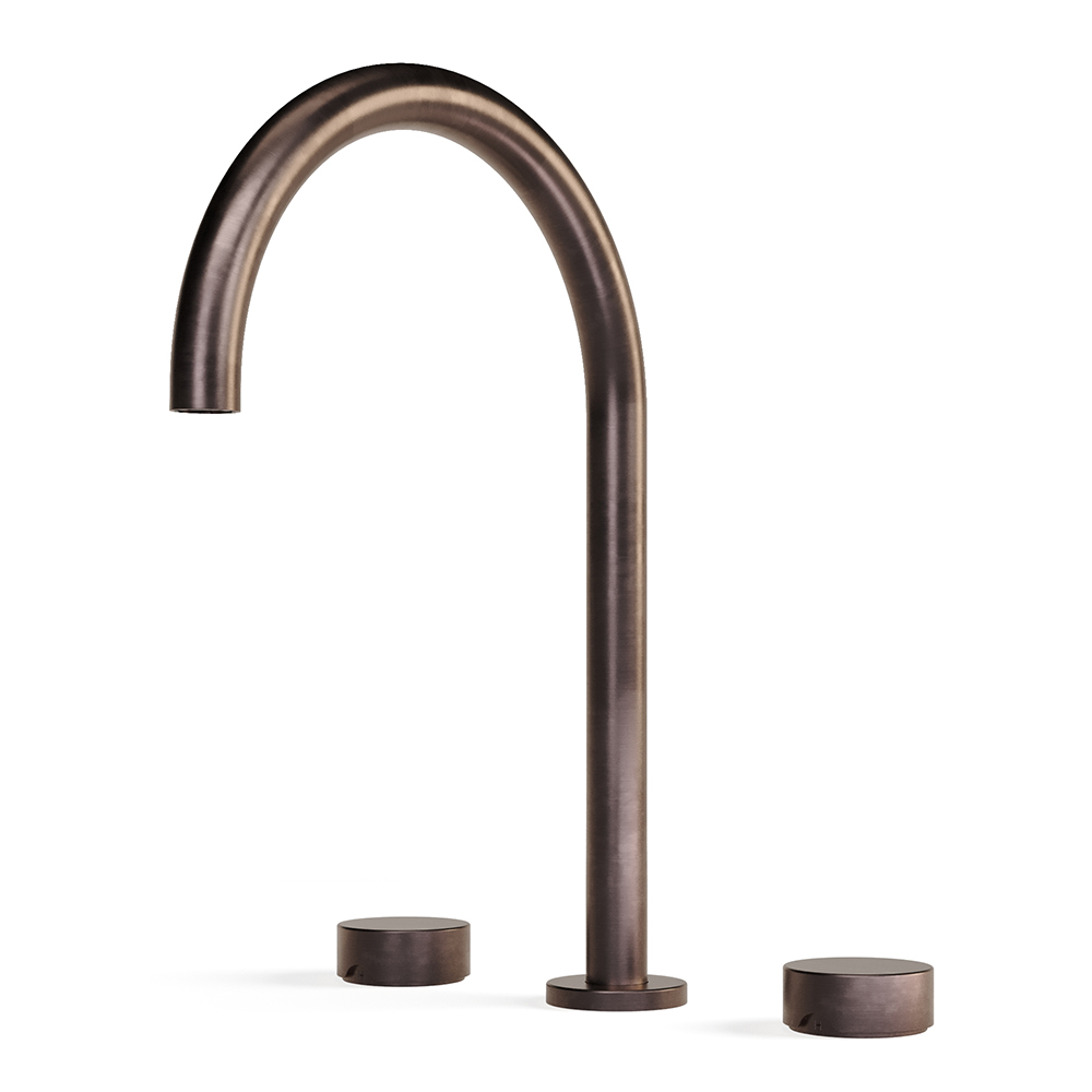 Zero Smooth Sink Set in Armada Bronze