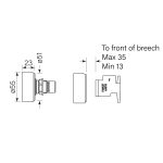 Zero Wall Top Assy pr Smooth dimensions image