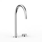 Chrome Zero Progresiv Fluted Basin Mixer Tall Curve in Chrome