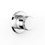 Chrome Zero Diverter Switch, Fluted in Chrome