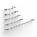 Bar Pull Centre Flute 126 (96hs) in Chrome