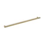 Bar Pull Centre Flute 382 (352hs) in Raw Brushed Brass