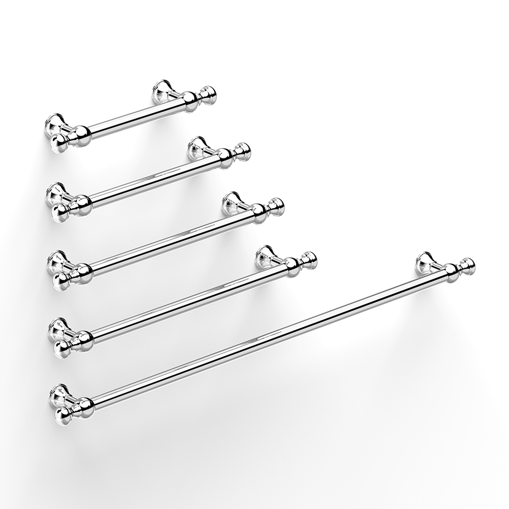 Classic Bar Pull 177 (128hs) in Chrome