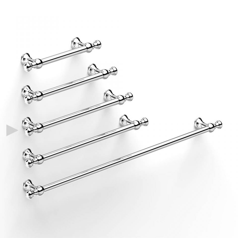 Classic Bar Pull 209 (160hs) in Chrome