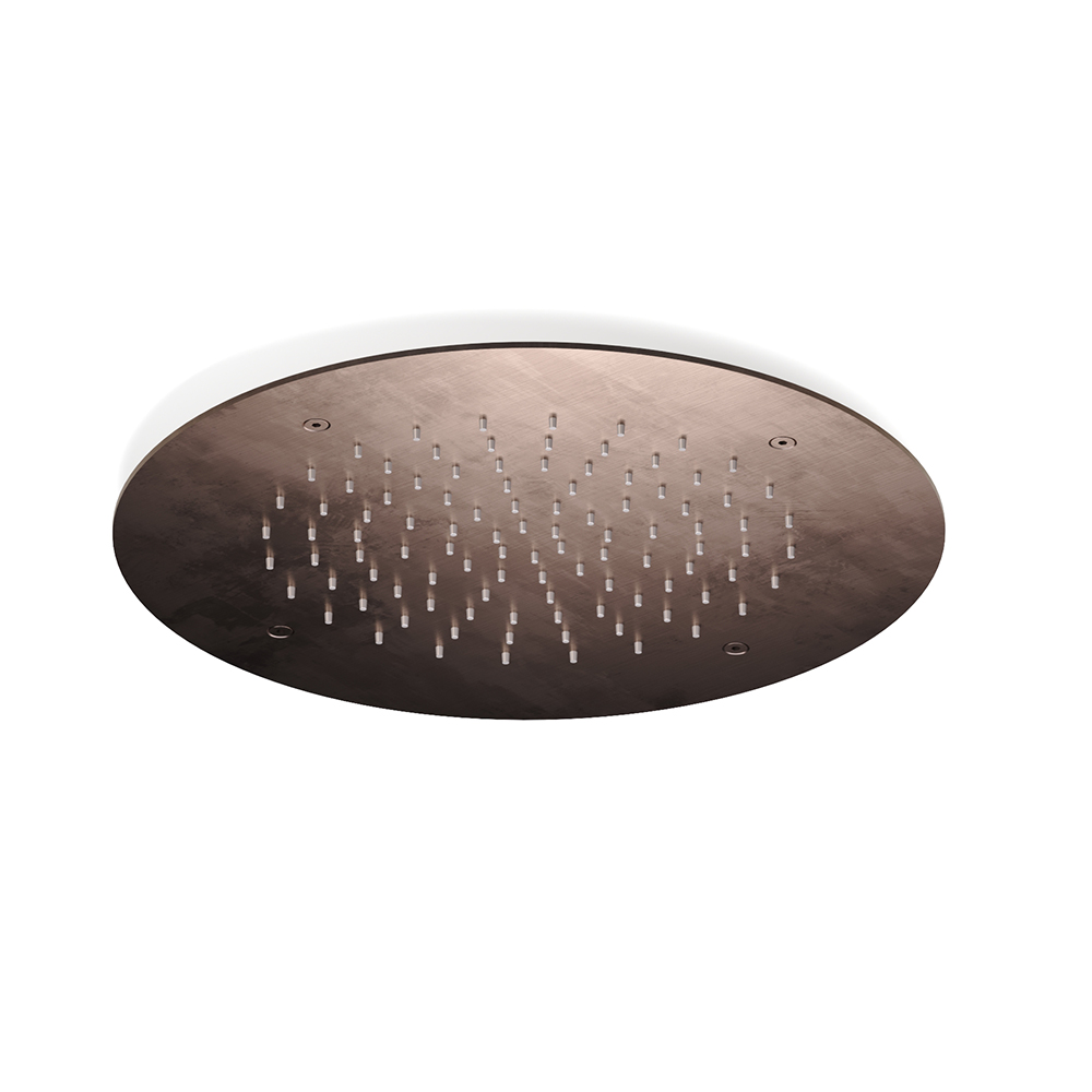 Atico Flush Ceiling Shower 400 Round in Armada Bronze