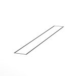 Brushed Graphite Torrent Tile In Strip Drain 900 in Brushed Graphite