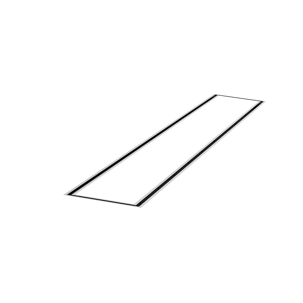 Torrent Tile In Strip Drain 900 in Chrome