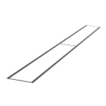 Chrome Torrent Custom Tile In Strip Drain 1501-1800 in Chrome