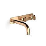 Polished Terminus Copper Figura Key Wall Bath Tap Set 150 in Polished Terminus Copper