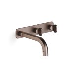 Armada Bronze Figura Key Wall Bath Tap Set 150 in Armada Bronze