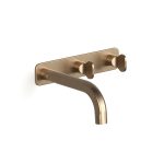 Discovery Bronze Figura Key Wall Bath Tap Set 150 in Discovery Bronze