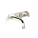 Polished New Nickel Figura Key Wall Bath Tap Set 150 in Polished New Nickel