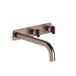 Armada Bronze Figura Key Wall Basin Tap Set 200 in Armada Bronze