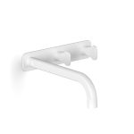 Switzrok Matte White Figura Key Wall Basin Tap Set 200 in Switzrok Matte White