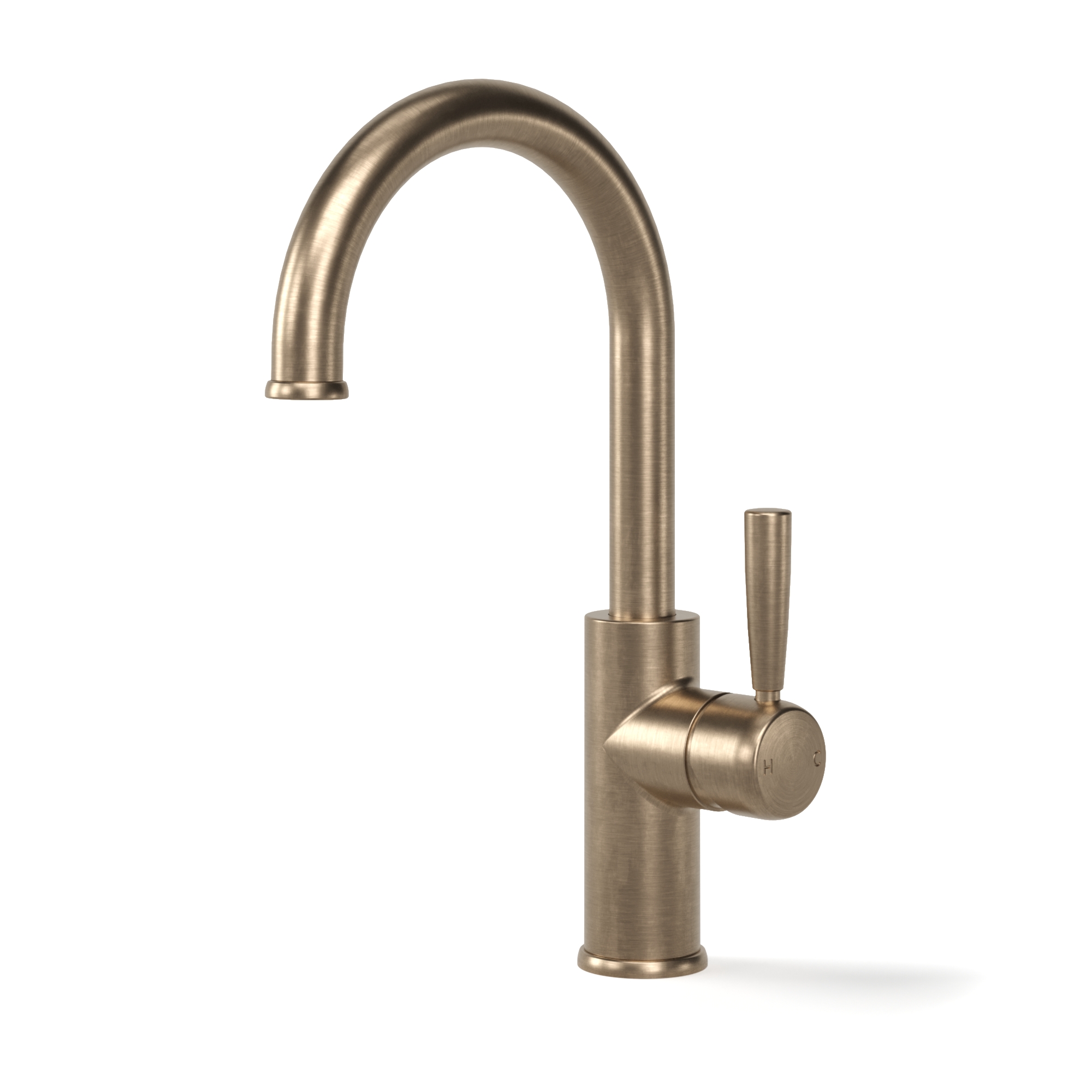 Bremont Basin Mixer Curve 160 in Discovery Bronze